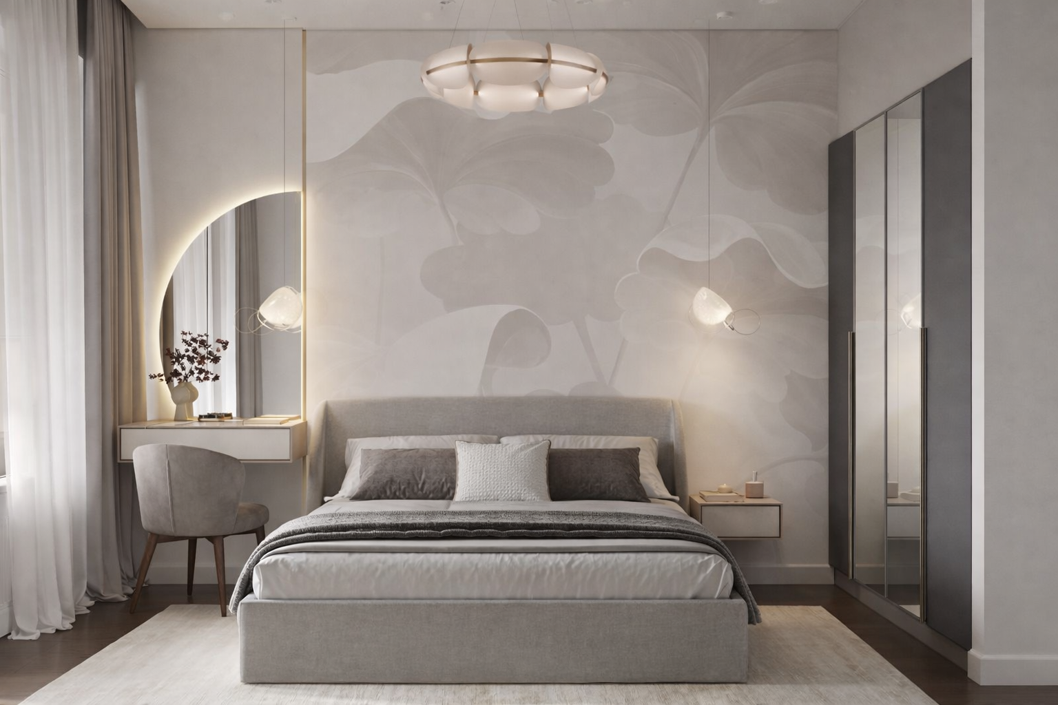 Hálólszoba látványterve